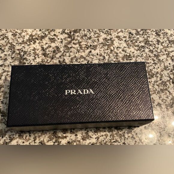 Authentic Prada eyeglass/sunglass box & cleaning rag never used. Box is pristine - Picture 1 of 4